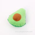Stuffed avocado catnip plush for cat playing toy